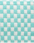 Pazimiik knitted checkered makeup bag