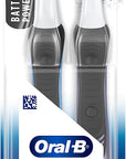 Oral-B Pulsar Battery Toothbrush with Charcoal Infused Bristles, Soft, 2 Count