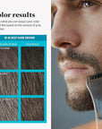 Just For Men Mustache & Beard, Beard Dye for Men with Brush, With Keratin Biotin Aloe and Coconut Oil for Healthy Facial Hair - Deep Dark Brown, M-46, Pack of 3 (Packaging May Vary)
