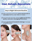 Ice Roll Serum | Cooling & Hydrating Roll-On Serum for Face, Puffy Eyes, Tannin & Panthenol for Pore Minimizing, Soothing, Facial Roller for Depuffing, Under Eye Bag Treatment | Korean Skin Care