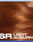 Clairol Nice'n Easy Permanent Hair Dye, 6R Light Auburn Hair Color, Pack of 3
