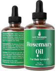 Rosemary Oil for Hair Growth for Women, Men. Strengthens & Hydrates Thinning, Dry Hair for a Healthier-Looking Scalp. For Women & Men – Vegan 1oz Serum