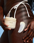 OUAI Body Creme, St. Barts Travel Size - Hydrating Whipped Body Cream with Cupuaçu Butter, Coconut Oil & Squalane - Softens Skin & Delivers Radiant Glow - Sulfate-Free Skin Care (3.4 oz)