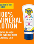 Banana Boat Kids 100% Mineral Sunscreen Lotion SPF 50, Twin Pack | Kids Sunscreen, Kids Sunblock, Banana Boat Mineral Sunscreen for Kids, Oxybenzone Free Sunscreen SPF 50, 6oz each (Pack of 2)