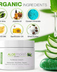Organic Aloe Vera Lotion - Face & Body Moisturizing Cream with Natural Aloe Vera, Vitamin E Oil, Vitamin C, Retinol Cream, Shea Butter – Anti Aging Face Moisturizer for Women, Dry Skin (8 oz - 2pk)