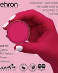 Mehron Makeup Paradise Makeup AQ Refill Size | Stage & Screen Performance, Face & Body Painting, Beauty, Cosplay, and Halloween | Water Activated Face Paint, Body Paint .25 oz (7 ml) (DARK PINK)