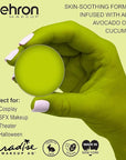 Mehron Makeup Paradise Makeup AQ Refill Size | Stage & Screen Performance, Face & Body Painting, Beauty, Cosplay, and Halloween | Water Activated Face Paint, Body Paint .25 oz (7 ml) (Lime)