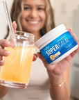 Nello Supercalm Powdered Drink Mix Tub, Cortisol Reducer* and Sleep Aid Supplement, L Theanine, Ksm-66 Ashwagandha, Magnesium Glycinate, Vitamin D 3, No Sugar, Non GMO, 30 Ct, Orange Creamsicle