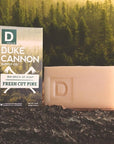 Duke Cannon Supply Co. Big Brick of Soap Bar for Men Fresh Cut Pine (Split Pine Scent) Multi-Pack - Superior Grade, Extra Large, Masculine Scents, All Skin Types, Paraben-Free, 10 oz (3 Pack)