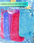 Nugilla Makeup Remover Cloth, 5 Packs Reusable Microfiber Makeup Remover Towels, Face Towel for Women