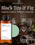 Black Tea & Fig Aroma Oil, Essential Oils Blend for Diffusers & Scent Machines, Herbal Fruity Blend and Amber, Aromatherapy, Cold Air Diffuser Compatible, 300 mL