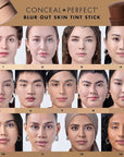 Milani Conceal + Perfect - Skin Tint Stick, Blur Out Tinted Moisturizer Makeup, Shade 02
