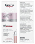 Eucerin Radiant Tone Dual Serum Dark Spot Corrector, Dark Spot Serum with Thiamidol and Hyaluronic Acid, Helps Visibly Reduce the Look of Persistent Dark Spots, 1 Fl Oz Bottle