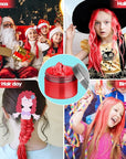 Red Hair Color Wax - Temporary & Washable Hair Styling Mud Gel for Men, Women, Kids,For Halloween, Cosplay, Party, Crazy Hair Day & Children's Day