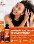 Batana Oil for Hair Growth with Rosemary, Castor, and Pumpkin Seed Oils, 100% Pure Unrefined Honduran Formula, Strengthens, Nourishes, Revives Scalp & Strands, Natural Care for All Types (2PK)