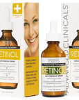 Advanced Clinicals Retinol Serum For Face | Visible Anti Aging Retinol Serum Skin Care Face Moisturizer With Vitamin E Helps Improve Look Of Wrinkles, Fine Lines, & Uneven Skin Tone, 2-Pack