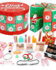 Erinde Makeup Advent Calendar 2025, 24 Days Christmas Makeup Gift Set for Women & Teen Girls, Holiday Beauty Countdown Calendar with Full Makeup & Tools, Festive Xmas Surprise Kit & Stocking Stuffers