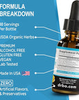 Lung Detox Respiratory Health Drops - Organic Respiratory Supplements Herbal Lung Cleanse, Mullein Drops for Lungs Bronchial Support, Mucus Clear with Mullein Leaf Extract, Elderberry Supplement 1 oz