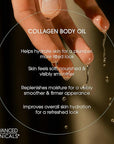 Advanced Clinicals Hydrating Collagen Oil For Body & After Shower | Visible Anti Aging Skincare Moisturizer Collagen Body Oils For Women & Men Helps Soften Appearance Of Crepey Skin, Large 12 Fl Oz