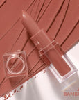 COVERGIRL Clean Lip Color, Bamboo, Satin Finish, Squalane, Avocado & Aloe, Carmine-Free, Non-Drying, 0.12oz