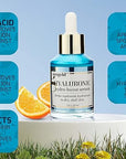 Hydrating hyaluronic acid serum for