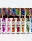 42 Bundle Diamond Bling Bling Mood Color Changing Lip Gloss & Lip Stain Set of 6 Crystal Sparkle Non-Sticky Lightweight Long Lasting High Shine Hydrating Glow For Girls, Teens, Women