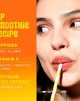 Farmacy Peptide Lip Smoothie - Hydrating Lip Balm with Vitamin C to Visibly Plump & Smooth Lines - Nourishing Treatment with a High-Gloss Finish - Mango (10g)