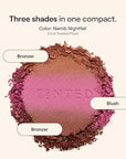 Live Tinted Huebeam Gradient Blushing Bronzer - Lightweight, Highly-Pigmented, Buildable & Blendable - Sunkissed, Glowy, Even Toned Skin Face Blush and Bronzer - Namib Nightfall