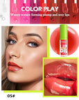 Lip Oil Lip Glaze-1Pcs Hydrating Red Lip Glow Oil,Shiny Transparent Tint Lip Gloss Plumping,Long Lasting Non-sticky Clear Glow Reviver Lip Care Oil, Thanksgiving Makeup Gift for Women Girl-05#