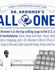 Dr. Bronner's Magic Soap-Pure-Castile Liquid Soap Refill (Rose 32 ounce, 2-Pack)-Regenerative Organic Certified Oils, For Body, Hair, Laundry, Pets & Dishes, Concentrated, Vegan, Non-GMO