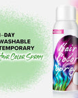 Temporary Green Hair Spray for
