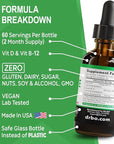 Zeolite Detox for Kids Liquid Drops - Advanced Zeolite for Kids with Vitamins B12 & D, Clinoptilolite Zeolite Detox - Zeolite Kids Gentle Body Daily Detox Cleanse, Focus & Speech Zeolite Drops 2oz