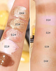 AKARY Liquid Highlighter Makeup for Face Body, Contour Warm Brown)
