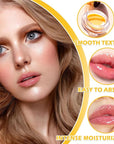 Bee Lip Balm Honey Pot,4 PCS Moisturizing