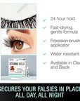 Ardell Strong Hold Lash Glue - Clear, 5g