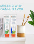 Himalaya Botanique Complete Care Whitening Toothpaste Variety Pack, Simply Mint and Simply Peppermint Flavors, Fluoride Free, for a Clean Mouth, Whiter Teeth and Fresh Breath, 5.29 oz, 2 Pack