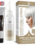 Ash Blonde Hair Dye with added Plex Hair Care Conditioner, Permanent Hair Color with Cool Ash Hair Toner for Blond Hair, Vegan Hair Dye, Cruelty-Free - Smart Beauty Hair Color