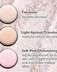 Setting Powder Lightweight Loose Powder Finishing Powder Long-Lasting Mirror-3 Colors