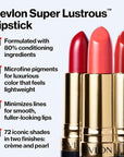 Revlon Super Lustrous Lipstick, Creamy Formula For Soft, Fuller-Looking Lips, Moisturized Feel, 030 Pink Pearl, 0.15 oz