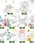 50 Pack Lip Balm Religious Floral