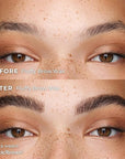 Wunderbrow Fluffy Brow Wax, 16 hour hold, Smudgeproof and Water resistant, Shade: Black/Brown
