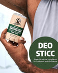 Dr. Squatch Natural Deodorant for Men - Odor-Squatching Aluminum Free - Pine Tar & Birchwood Breeze (2.65 oz, 2-Pack)