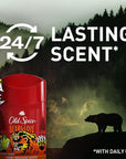 Old Spice Aluminum Free Deodorant for Men, 24/7 Odor Protection, 24/7 Freshness & Lasting Scent, Goes on Clear, Bearglove with Crisp Orchard Scent, 2.6 oz
