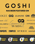 GOSHI Exfoliating Shower Sponge - Rip-Resistant, Rapid-Drying Exfoliating Bath Sponge for All Skin Types - Brick Red - Made in Japan