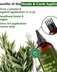 Botanic Hearth Hemp & Biotin Hair Oil (6.7 Fl Oz) | Nourishing And Strengthening Hair Treatment For Thicker, Healthier|Looking Hair | Paraben Free | Suitable For All Hair Types
