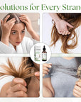 Rosemary Mint Hair Oil 60 ml| Hair Growth Oil with Biotin for Thicker, Stronger Hairs | Scalp Treatment & Rosemary Hair Growth 0il