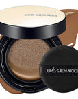 JUNG SAEM MOOL Essential Skin Nuder Cushion 36N Almond 0.49 Fl Oz, No Refill, Natural Radiant Finish Cushion Foundation with Buildable Coverage, Lightweight Texture, Korean Foundation Makeup