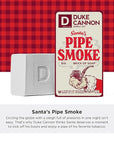 Duke Cannon Holiday Limited-Edition Santa's Pipe Smoke Big Brick of Soap - 10oz Bar, Triple Milled, Supports U.S. Veterans