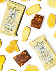 Wise Bar Adaptogen Mushroom Nutrition Bars | Lemon Ginger Flavor | 12 Count | Functional Mushrooms and Adaptogens Bar | Organic Nutrition Energy Bars, Vegan, Gluten Free