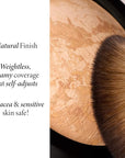 LAURA GELLER NEW YORK Award-Winning Baked Balance-n-Brighten Color Correcting Powder Foundation - Medium - Buildable Light to Medium Coverage - Demi-Matte Natural Finish